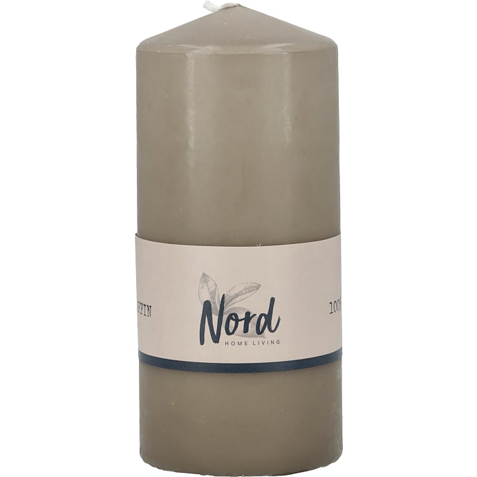 Bloklys 6,7x15 cm Taupe