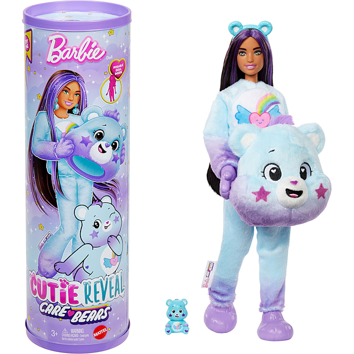 Barbie Cutie Reveal Care Bears dukke