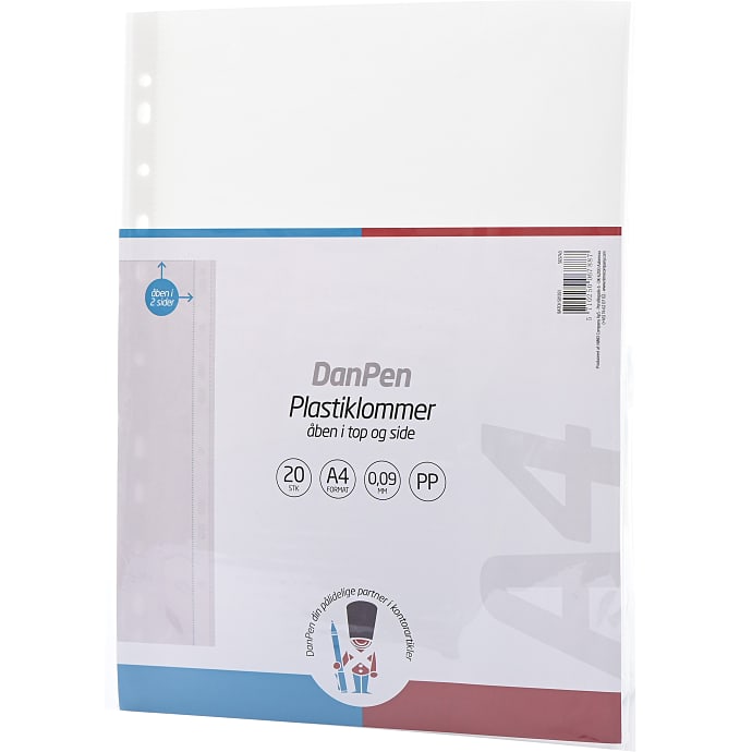 Danpen Plastiklommer A4 20-pak