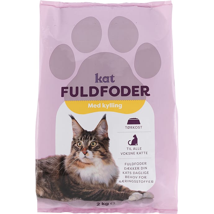 Kat Tørfoder m. Kylling 2 kg
