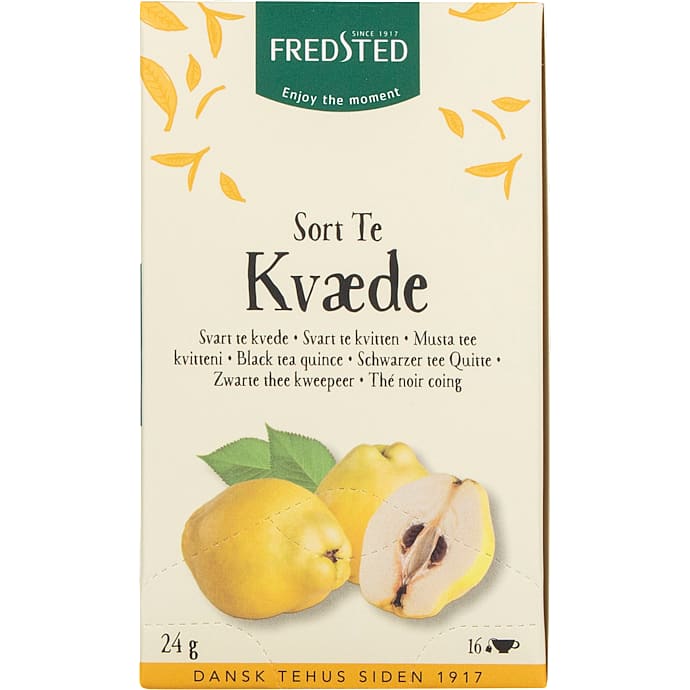 Fredsted Sort Te Med Kvæde
