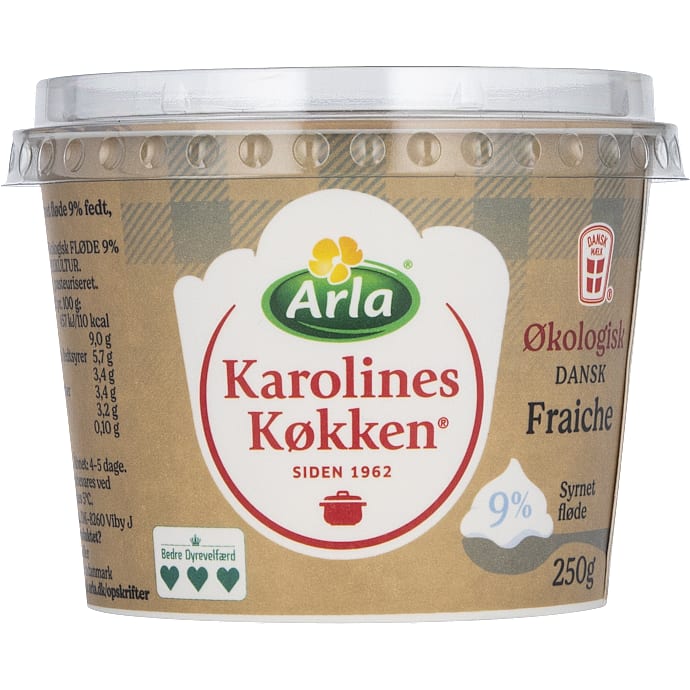 Creme fraiche 9 % fedt øko