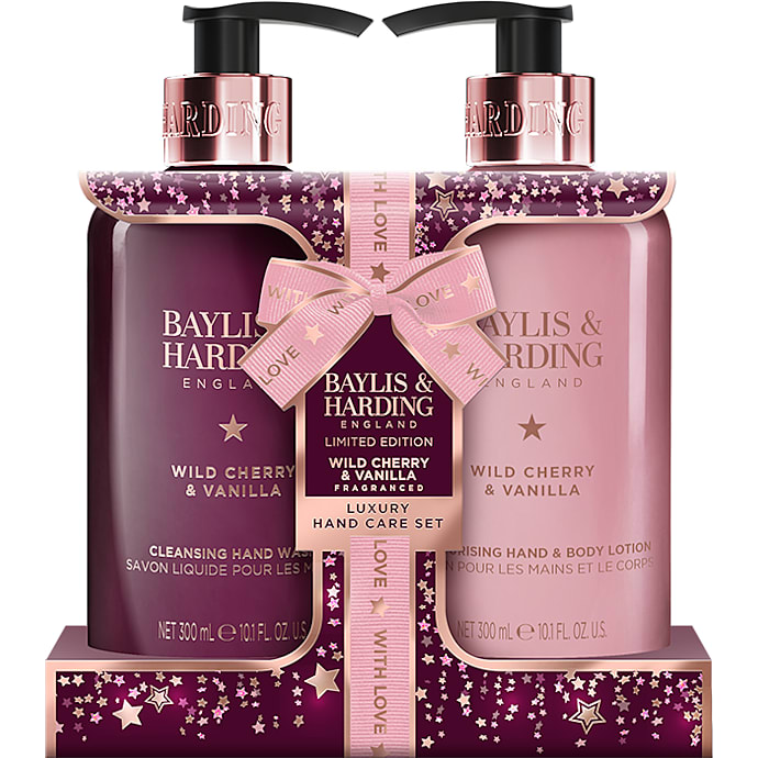 Wild Cherry & Vanilla gaveæske m. håndsæbe og håndcreme