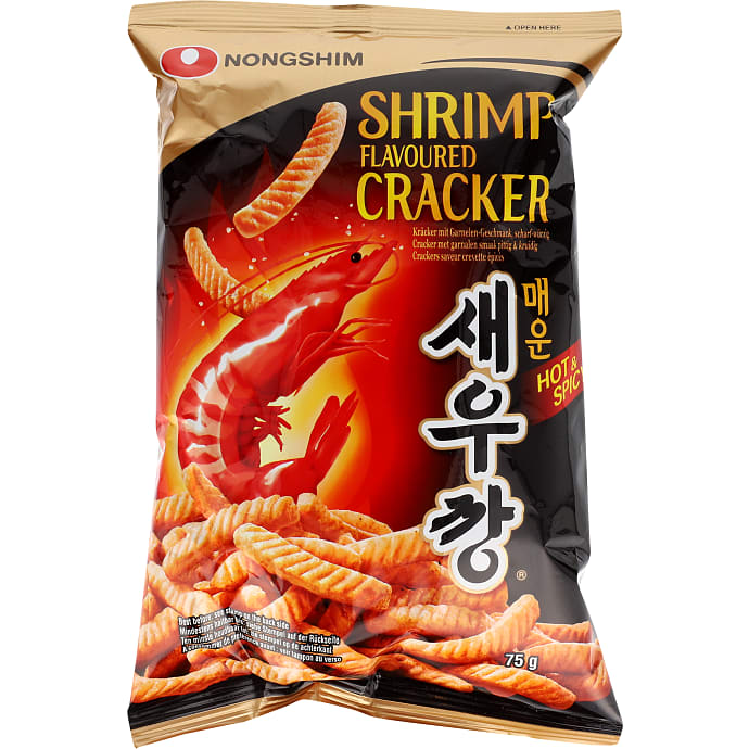 Nongshim Snacks m. rejer og chili