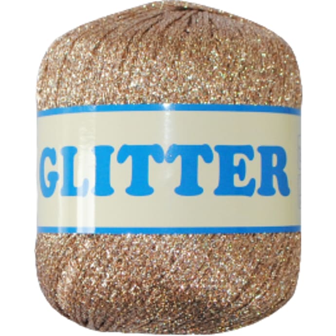 Lurex Glitter Garn Champagne 30