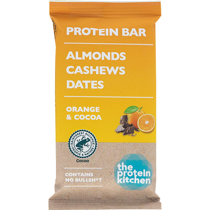 Proteinbar m. kakao og appelsinsmag