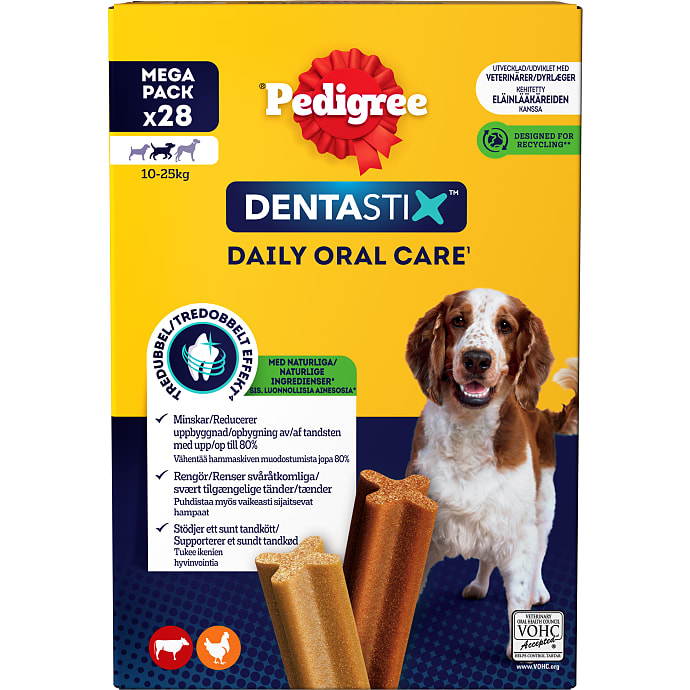 Pedigree Dentastix tyggestænger medium 720 g