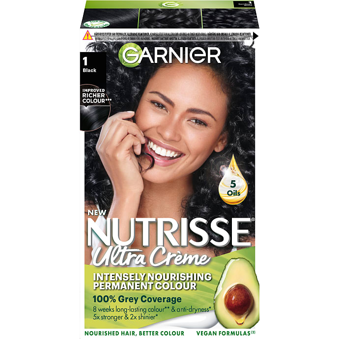 Garnier Permanent Hårfarve 1.0 Sort