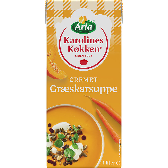 Græskarsuppe m. gulerod