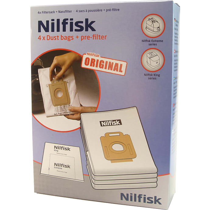 Nilfisk Original Extreme/King Støvsugerposer 4-pak