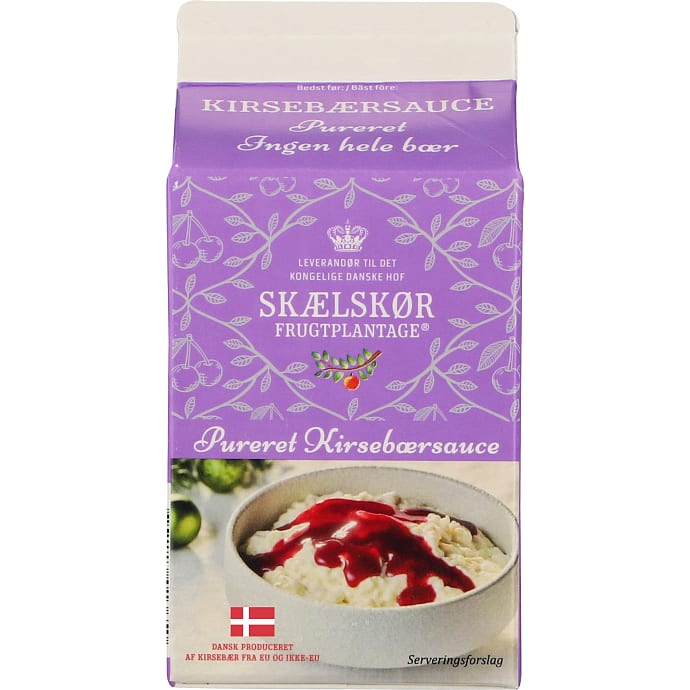 Pureret kirsebærsauce