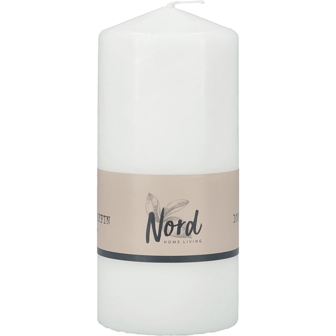 Bloklys 6,7x15 cm hvid