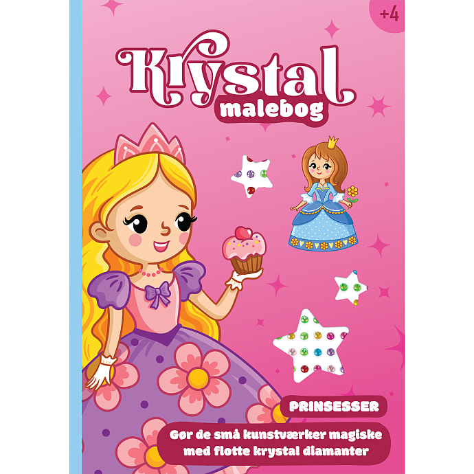 1Concept Krystal malebog - Prinsesser