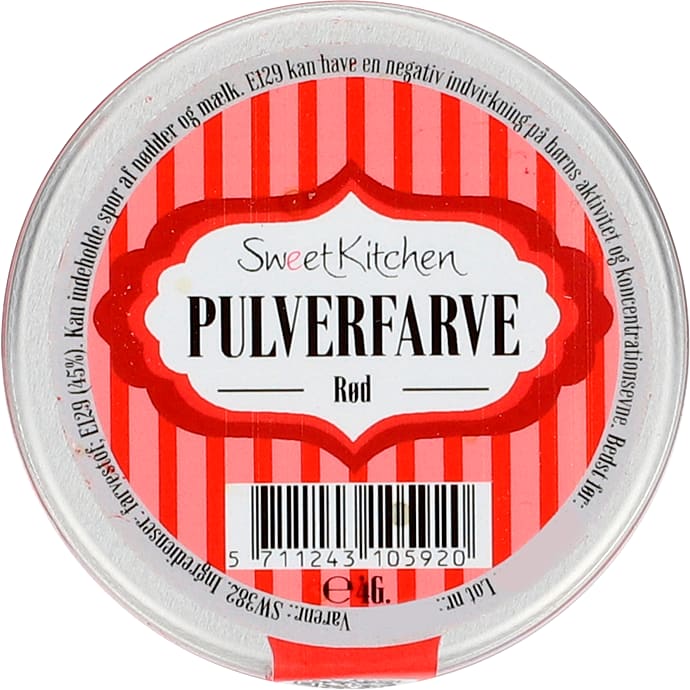 Pulverfarve rød
