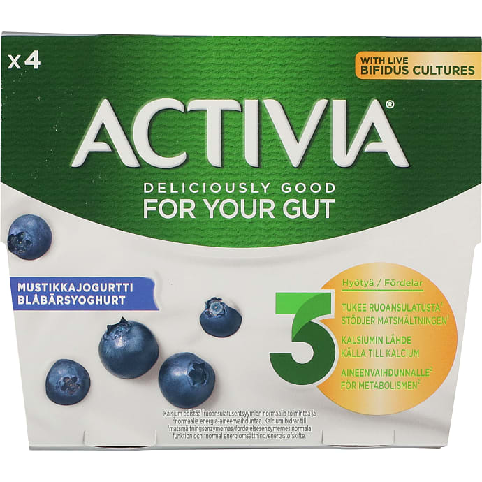 Danone Yoghurt m. blåbær 2,7% fedt