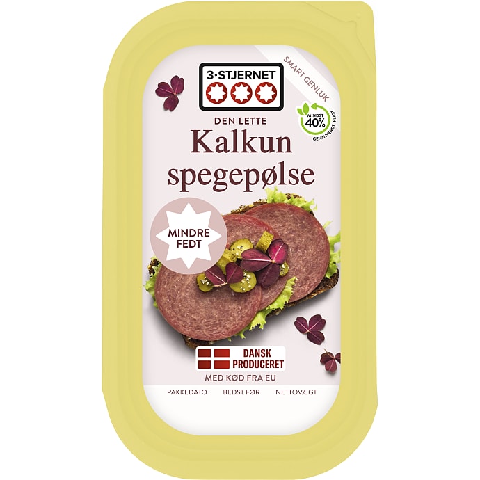 Kalkunspegepølse i skiver 9% fedt