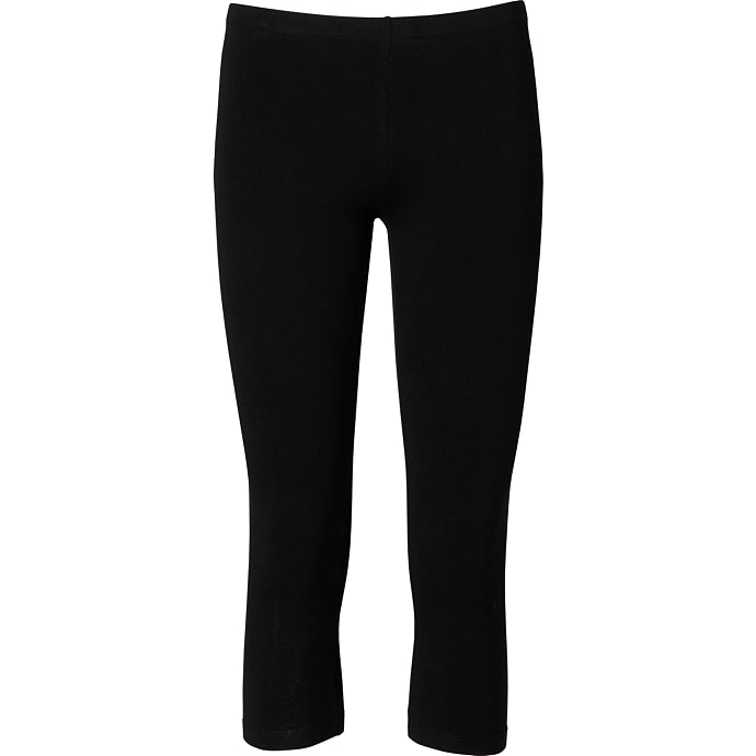 VRS Dame capri leggings str. M - sort 1 stk.