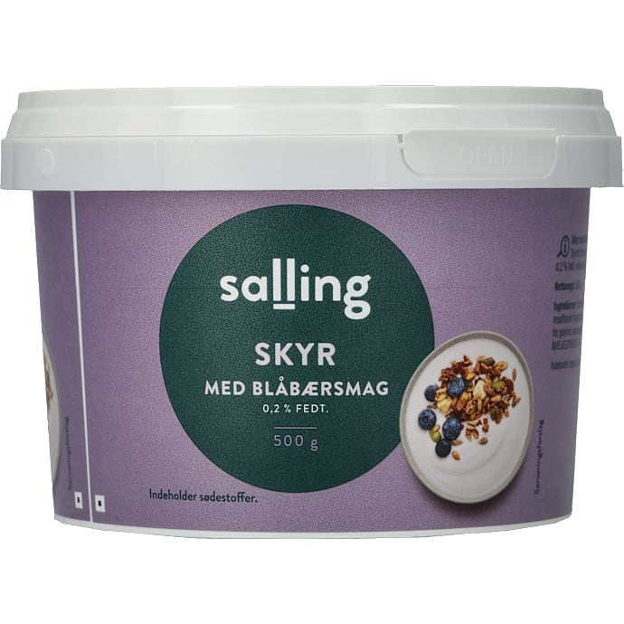 Salling Skyr med blåbær 0,2% fedt