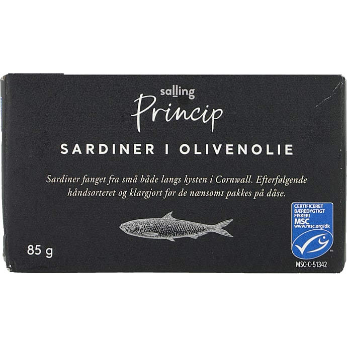 Salling Princip Sardiner i Olivenolie
