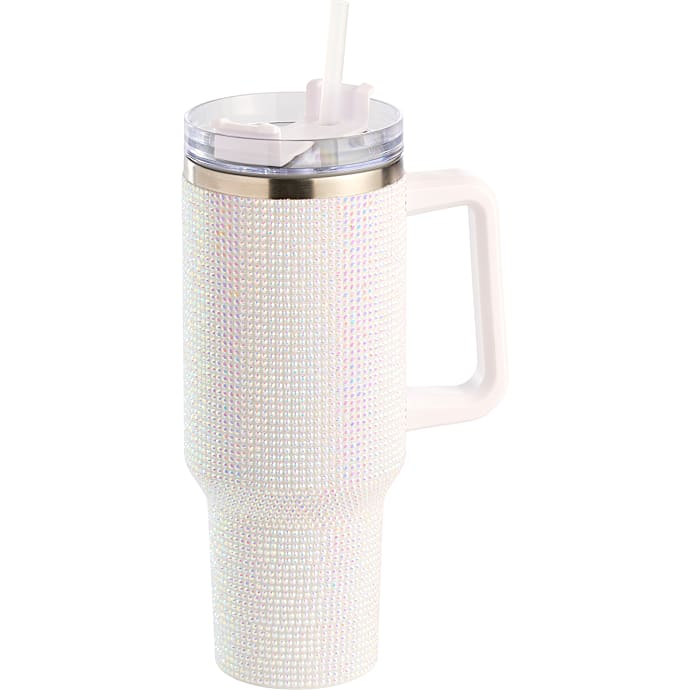 DAY Glitter termokop med sugerør