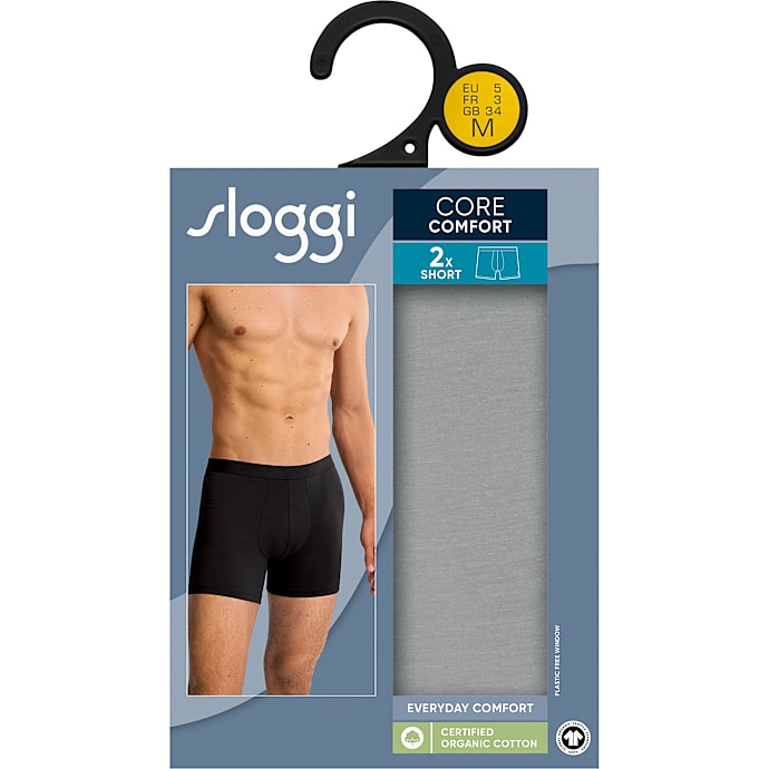 Sloggi Herre Tights 2-pak Str. L Grå