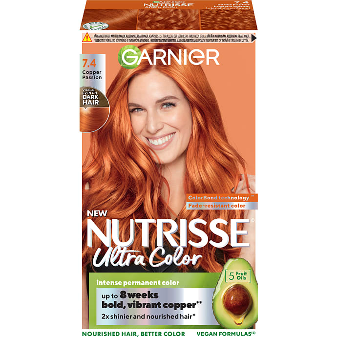 Garnier Permanent hårfarve 7.4 Intens kobber