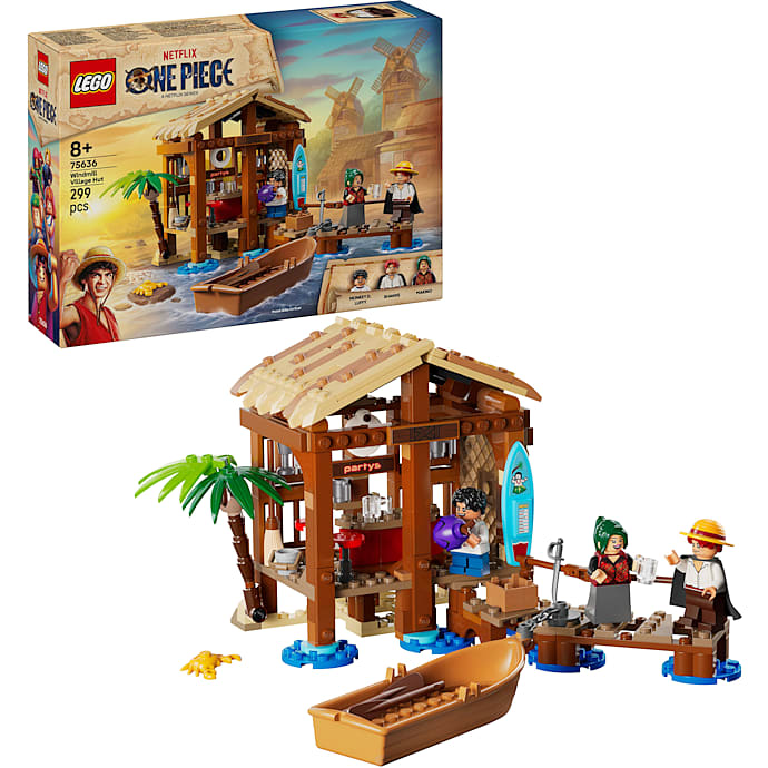 LEGO ONE PIECE Hytte i Windmill-landsbyen 75636