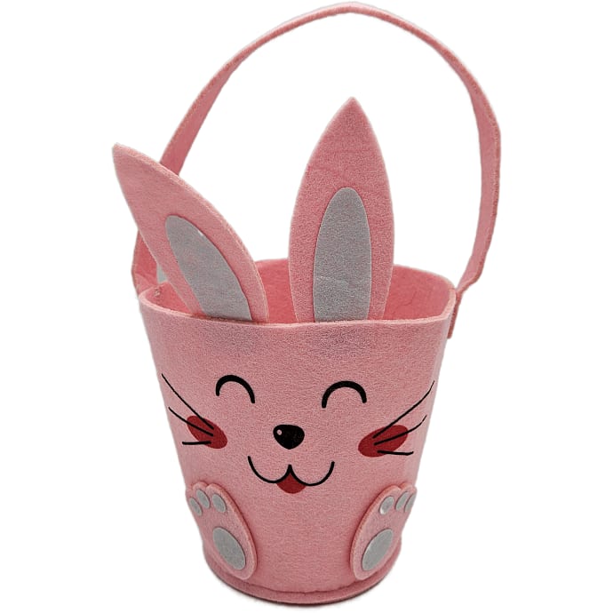 Påske filtkurv 18x17 cm - flere varianter - assorteret