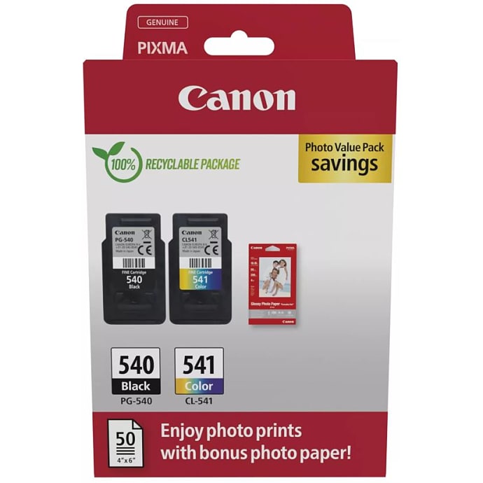 Canon PG-540/CL-541 blækpatroner - sort/farve