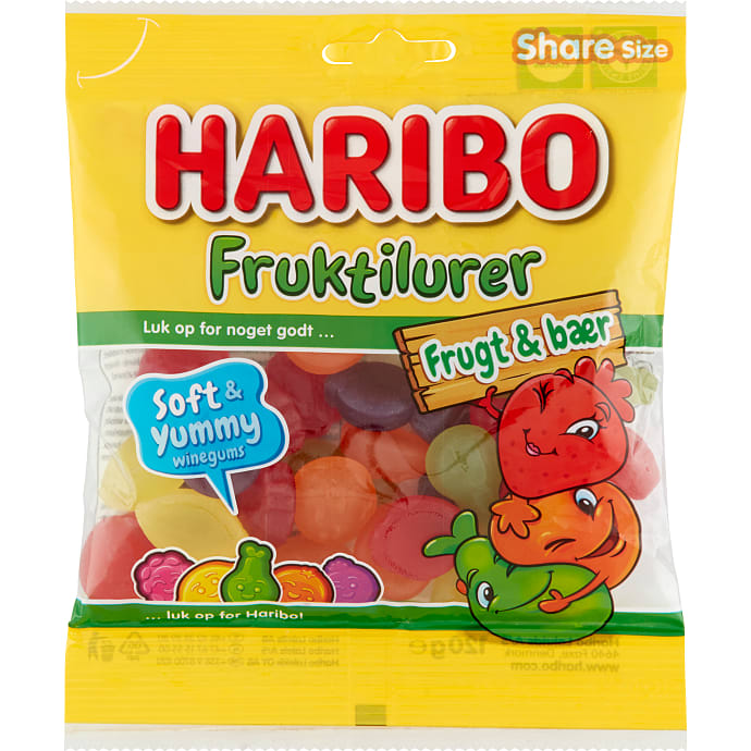 Haribo Fruktilurer Frugt & Bær