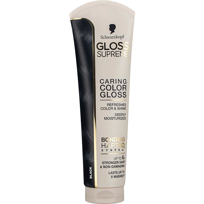 Caring Color Gloss semipermanent toningsfarve Black