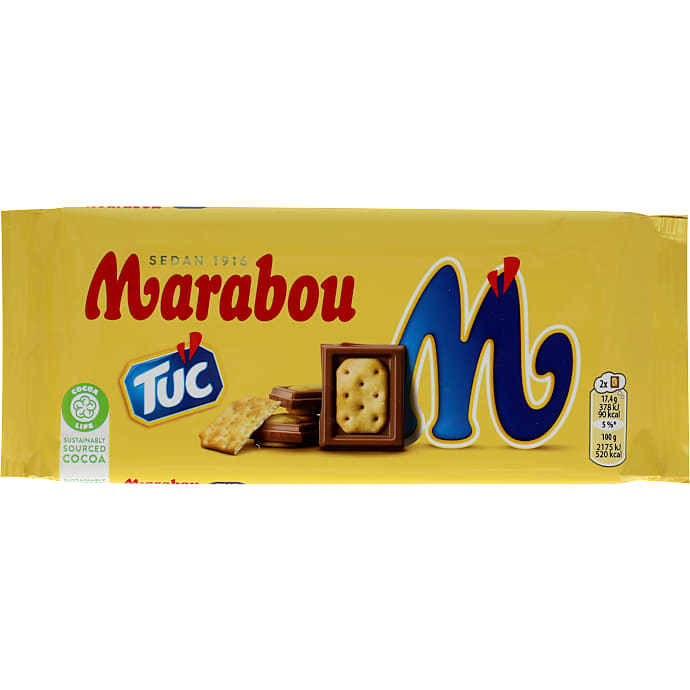 Mælkechokolade m. Tuc kiks