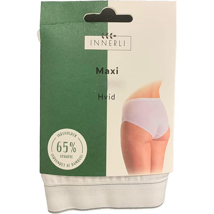 Innerli Dametruser Maxi XXL Hvid