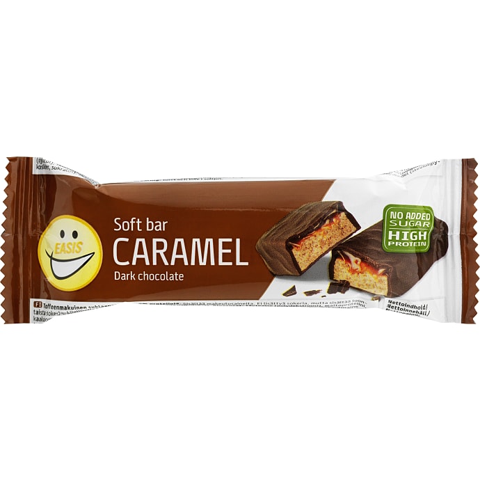 Easis Soft Bar Karamel Mørk Chokolade 30 g