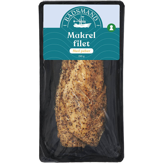 Varmrøget makrel i filet – produktbillede