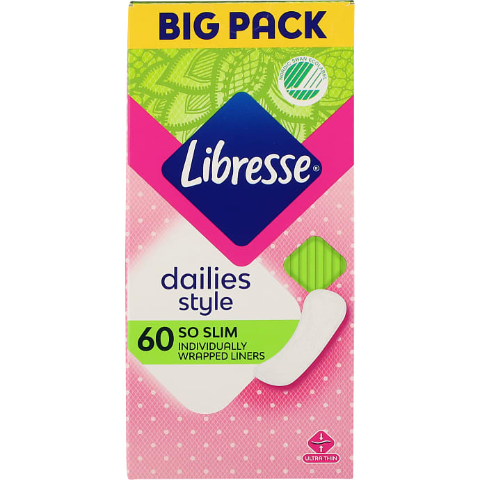Libresse Trusseindlæg Slim Duo 60 stk