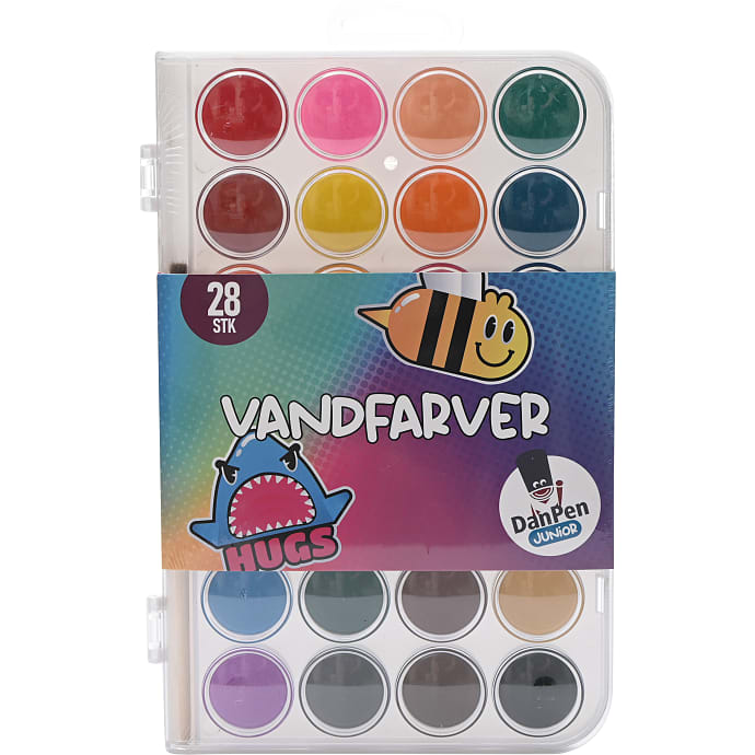 Danpen Junior Vandfarver 28-pak