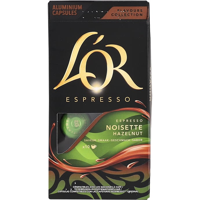 L'OR Hazelnut Espresso kaffekapsel 10 stk