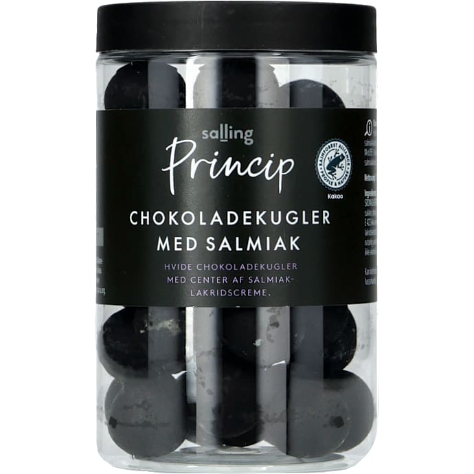 Chokoladekugler m. salmiak