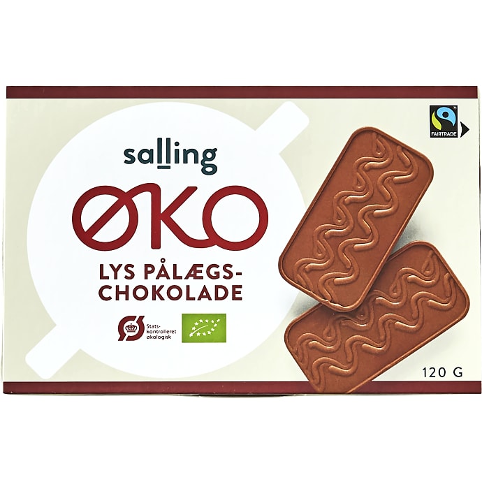 Salling ØKO Lys Pålægschokolade 32%
