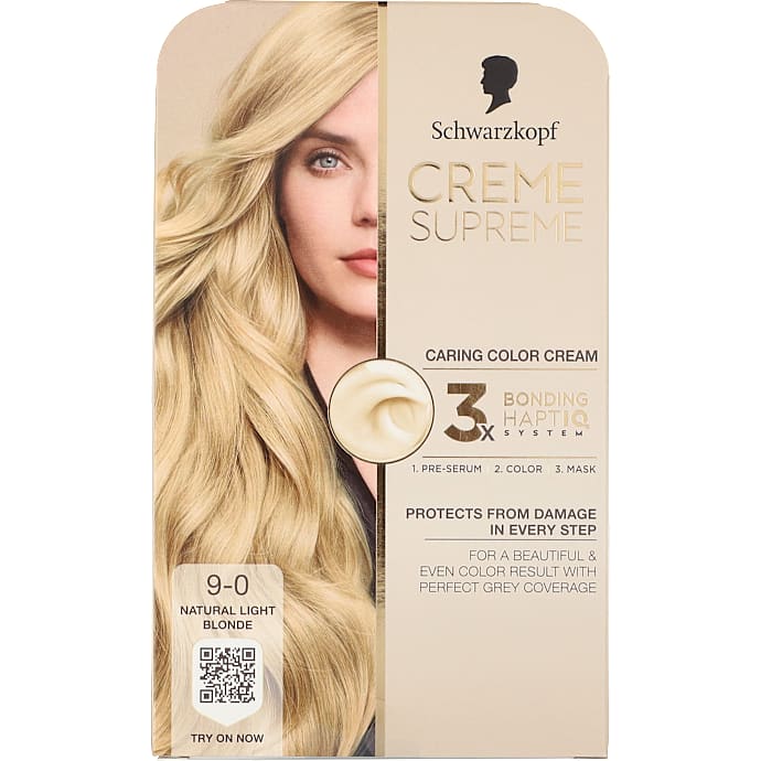 Schwarzkopf Permanent hårfarve 9-0 Natural Light Blonde