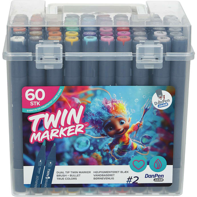 DanPen Junior Twinmarkers 60 stk