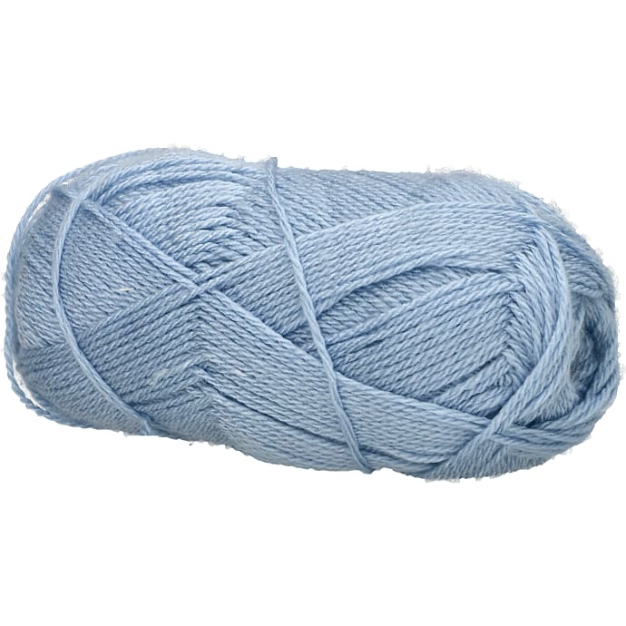 Ultra soft akryl og viskose garn - lyseblå 2184-19