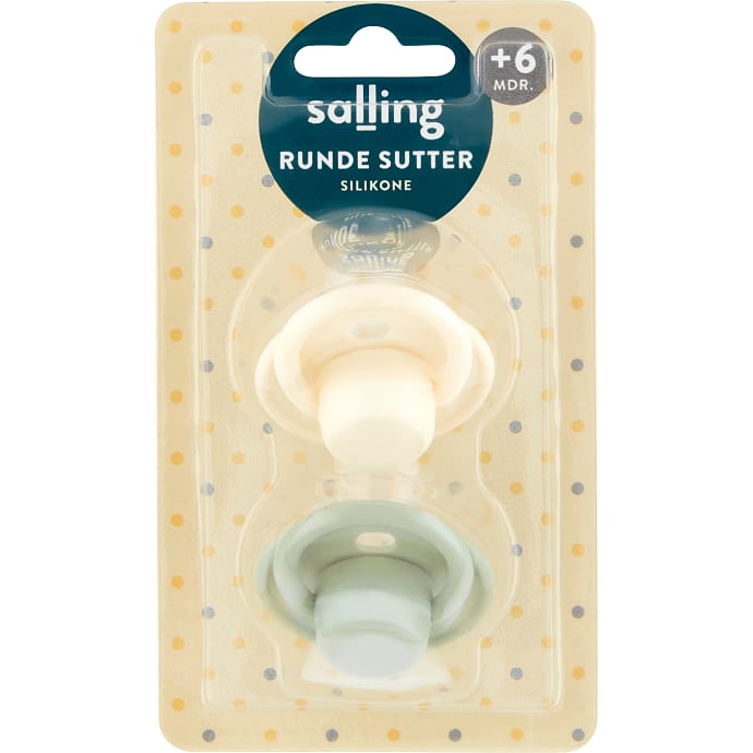 Runde sutter silikone 6+ mdr.