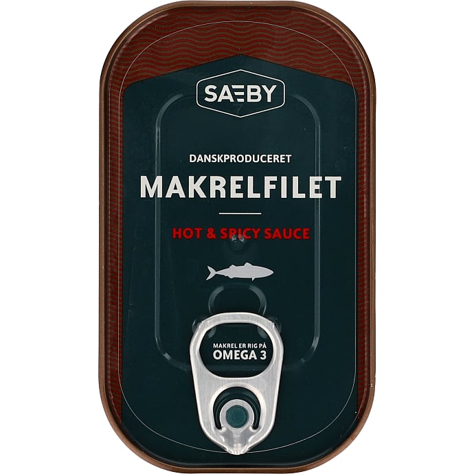 Makrelfilet i tomat m. chili