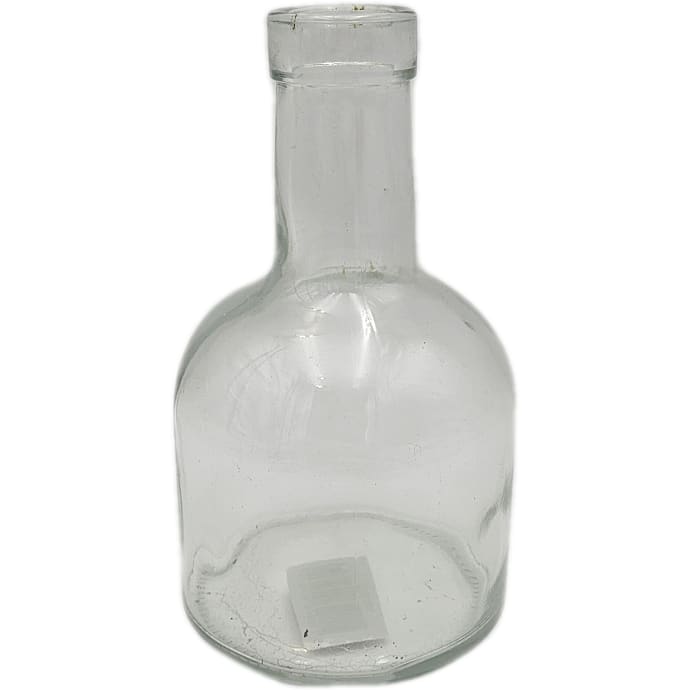 Glasvase klar H 15 cm
