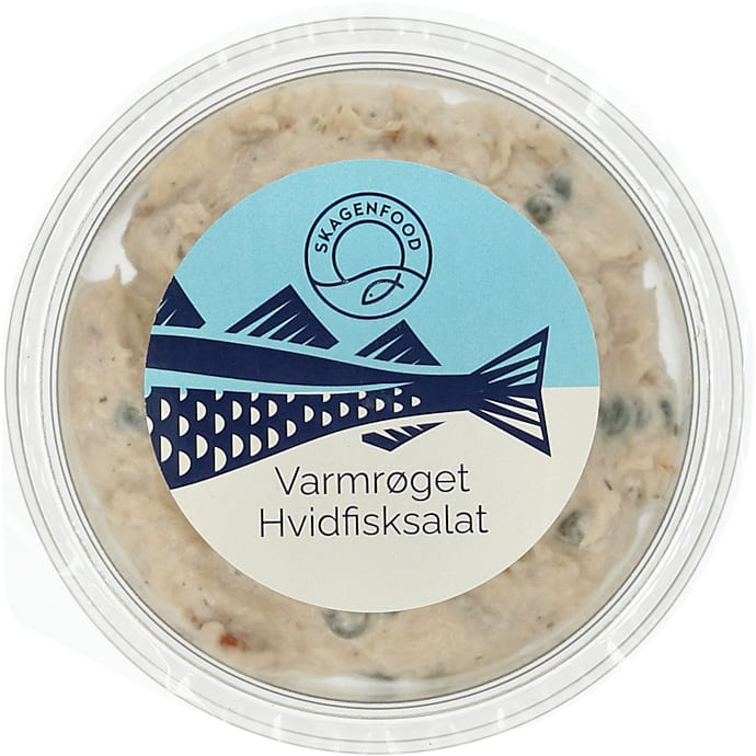 Varmrøget hvidfisksalat m. kapers