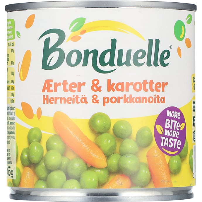 Bonduelle Ærter og karotter