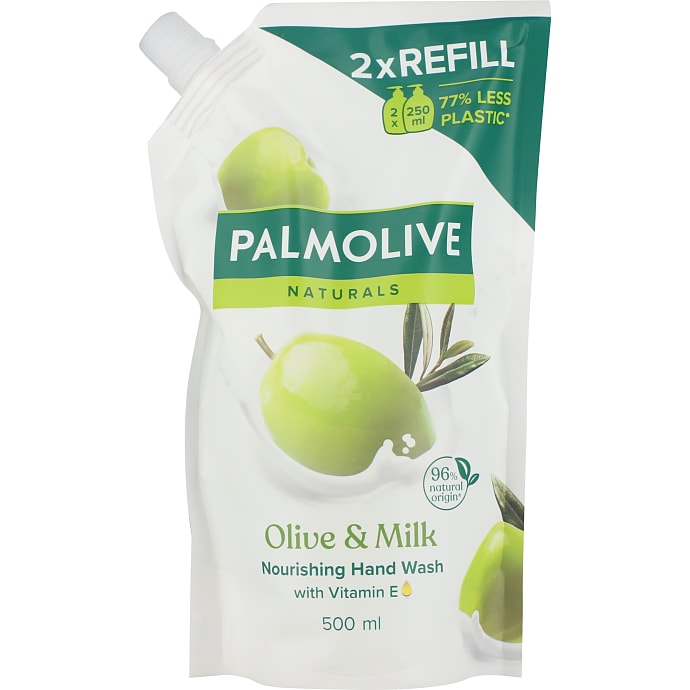 Palmolive Håndsæbe oliven og aloe vera refill