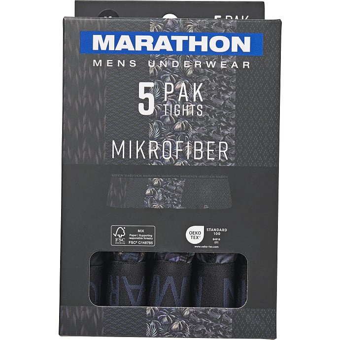 Marathon Herre Tights 5-pak Str. XL